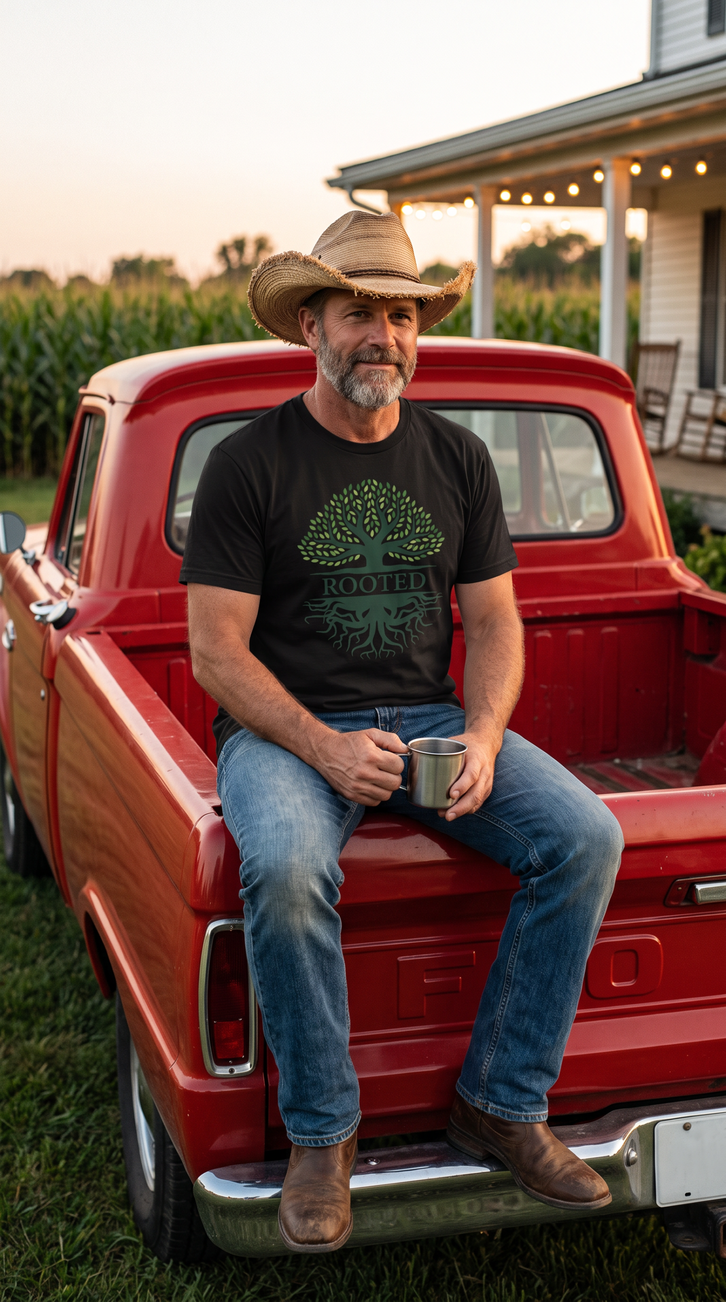 Rooted Tree Design T-shirt | Tree of Life Roots Graphic Tee