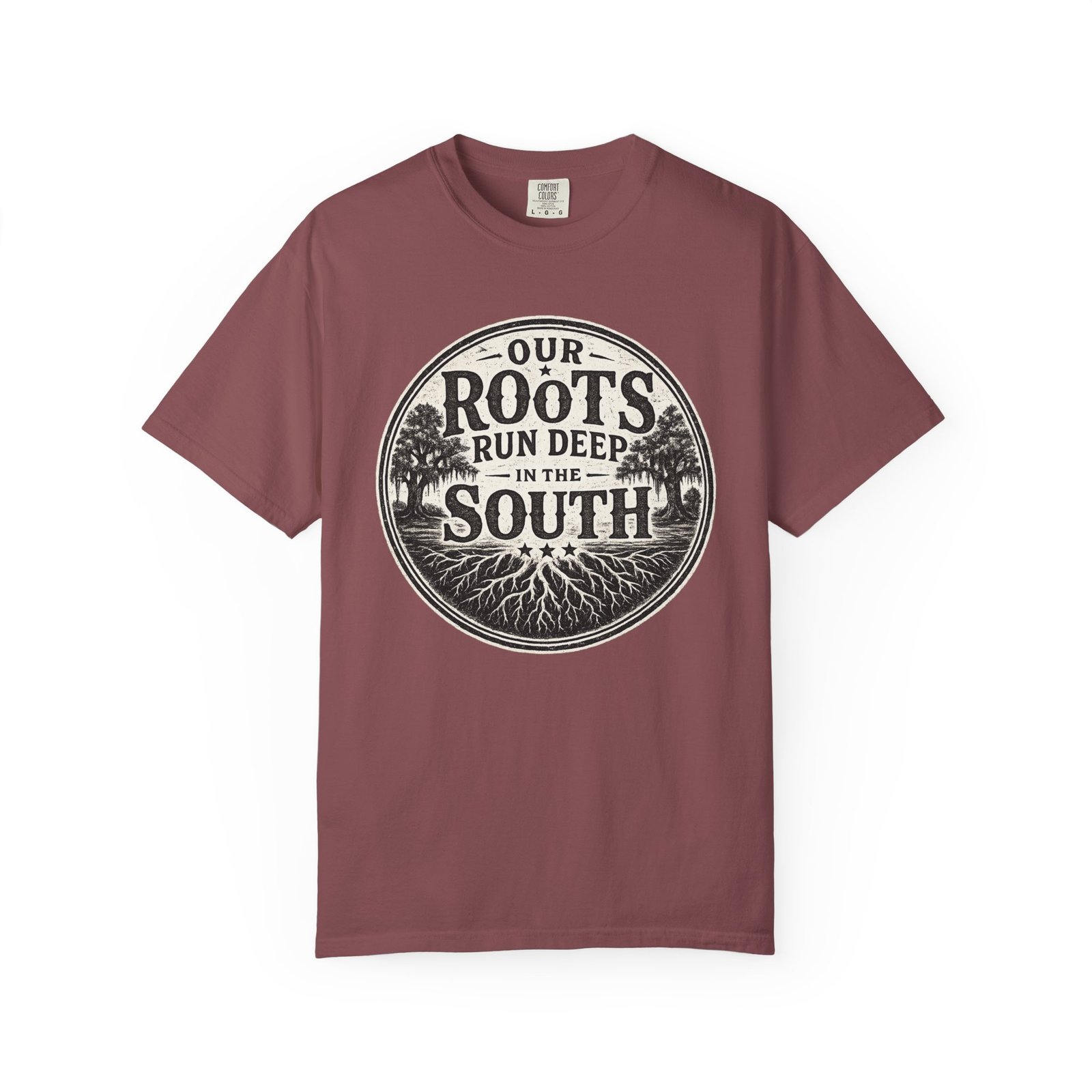 Our Roots Run Deep in the South T-shirt | Southern Pride Tree Roots Graphic