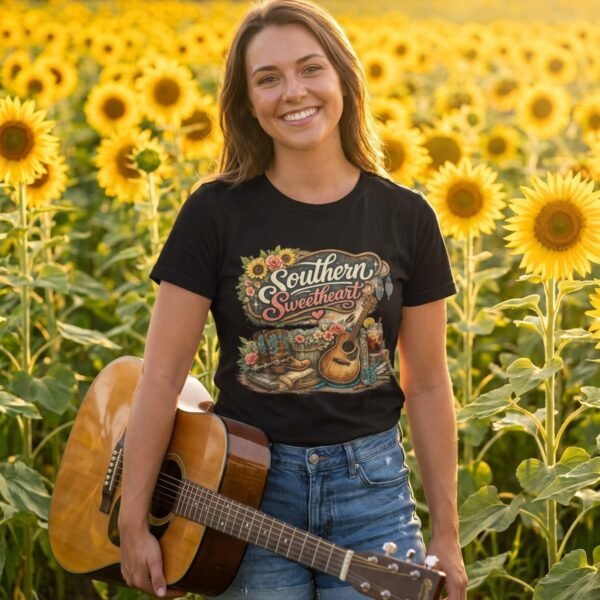 Southern Sweetheart Acoustic Guitar Tee