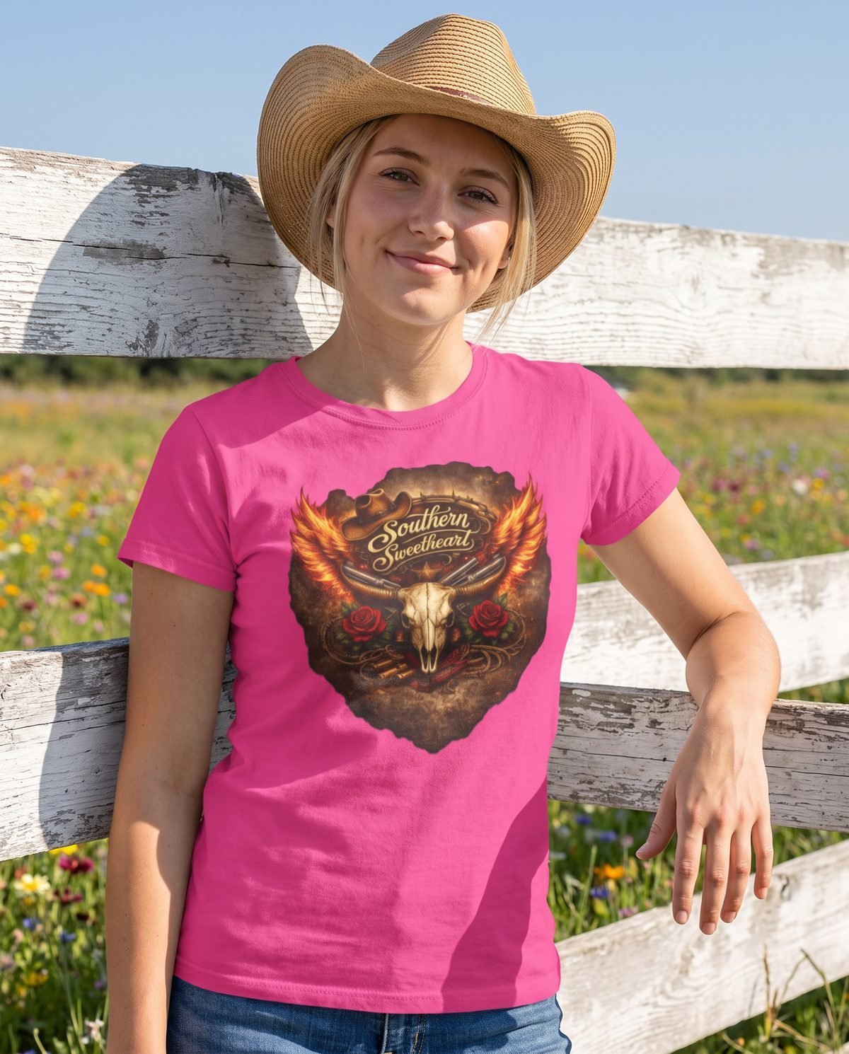 Southern Sweetheart Girl on Fire Tee